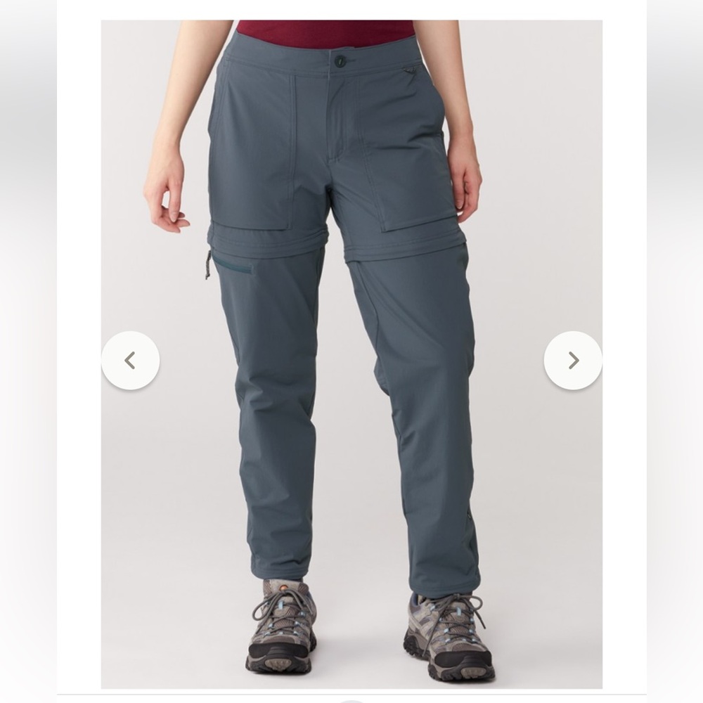 REI Co-Op Women’s Sahara Guide Convertible Hiking Pants -Blue Nights -Size Large